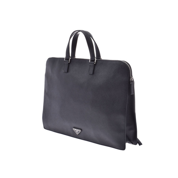 Prada Black Saffiano Business Bag Briefcase Document - Picture 2 of 9